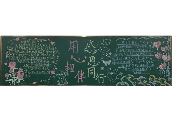 感恩节板报1